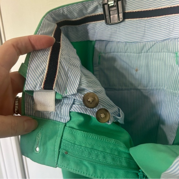 Lands End Women’s Pants Size 6P Bootcut Dark Mint Green Preppy Petite Cotton - Picture 10 of 16